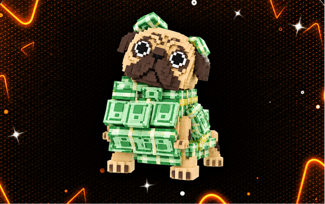 MONEY MONEY PUGGY  21M/S (RARIDADE)