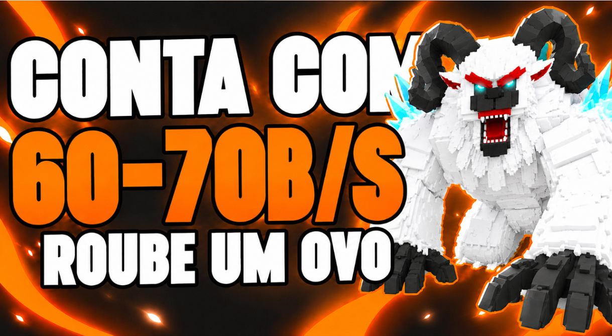 CONTA ROUBE UM OVO COM 50B À 60B POR SEGUNDO