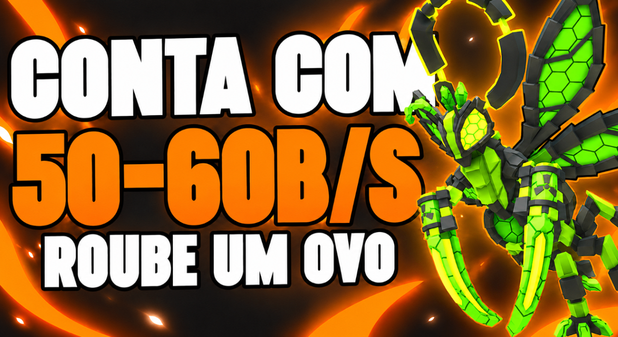 CONTA ROUBE UM OVO 50B À 60B POR SEGUNDO