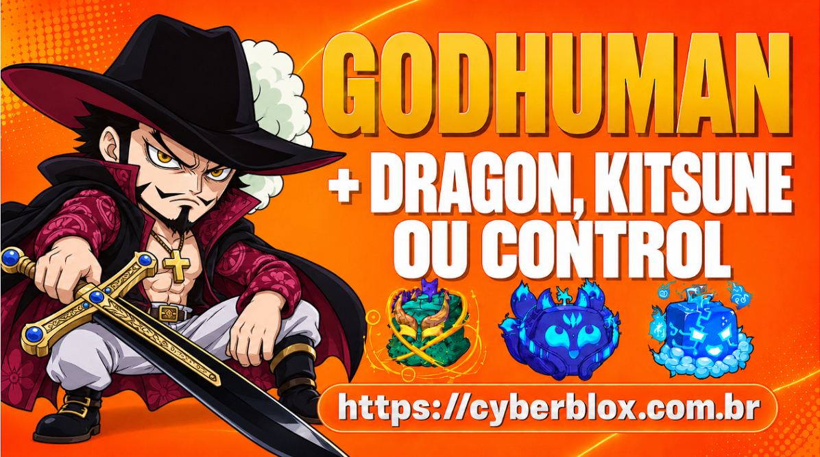 LEVEL 2800 (MAX) + GOD HUMAN + DRAGON, KITSUNE OU CONTROL